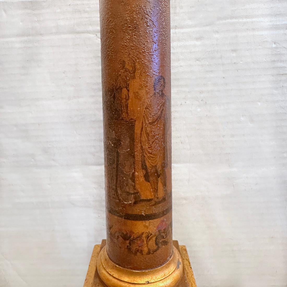 Peint Paire de lampes anciennes en vente