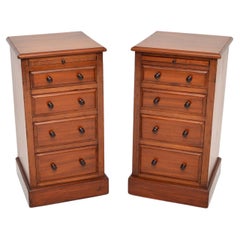 Pair of Antique Victorian Bedside Chests