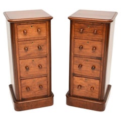 Pair of Antique Victorian Bedside Chests