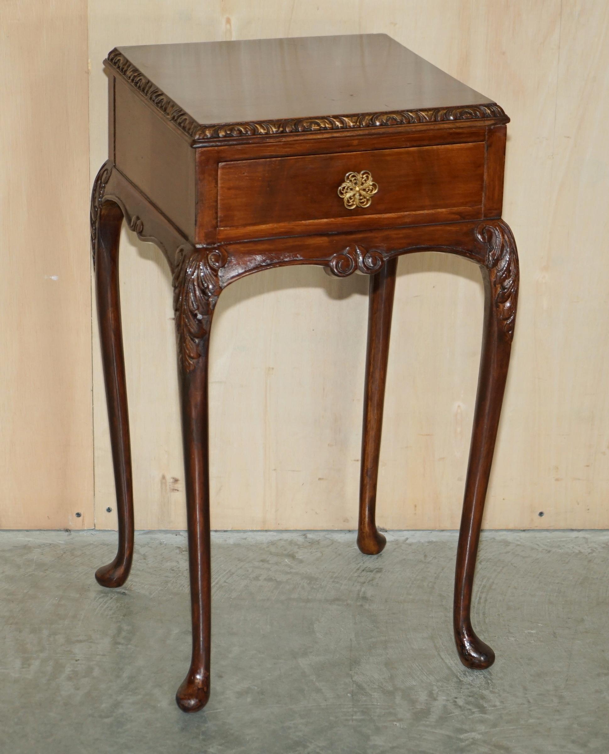 Royal House Antiques

Royal House Antiques is delighted to offer for sale this stunning pair of Antique Victorian mahogany single drawer tall side tables with ornate handles

Please note the delivery fee listed is just a guide, it covers within the