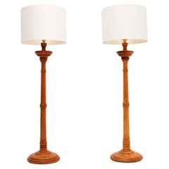 Pair of Antique Victorian Floor Lamps