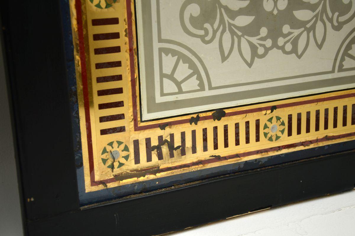 Pair of Antique Victorian Pub Mirrors For Sale 1