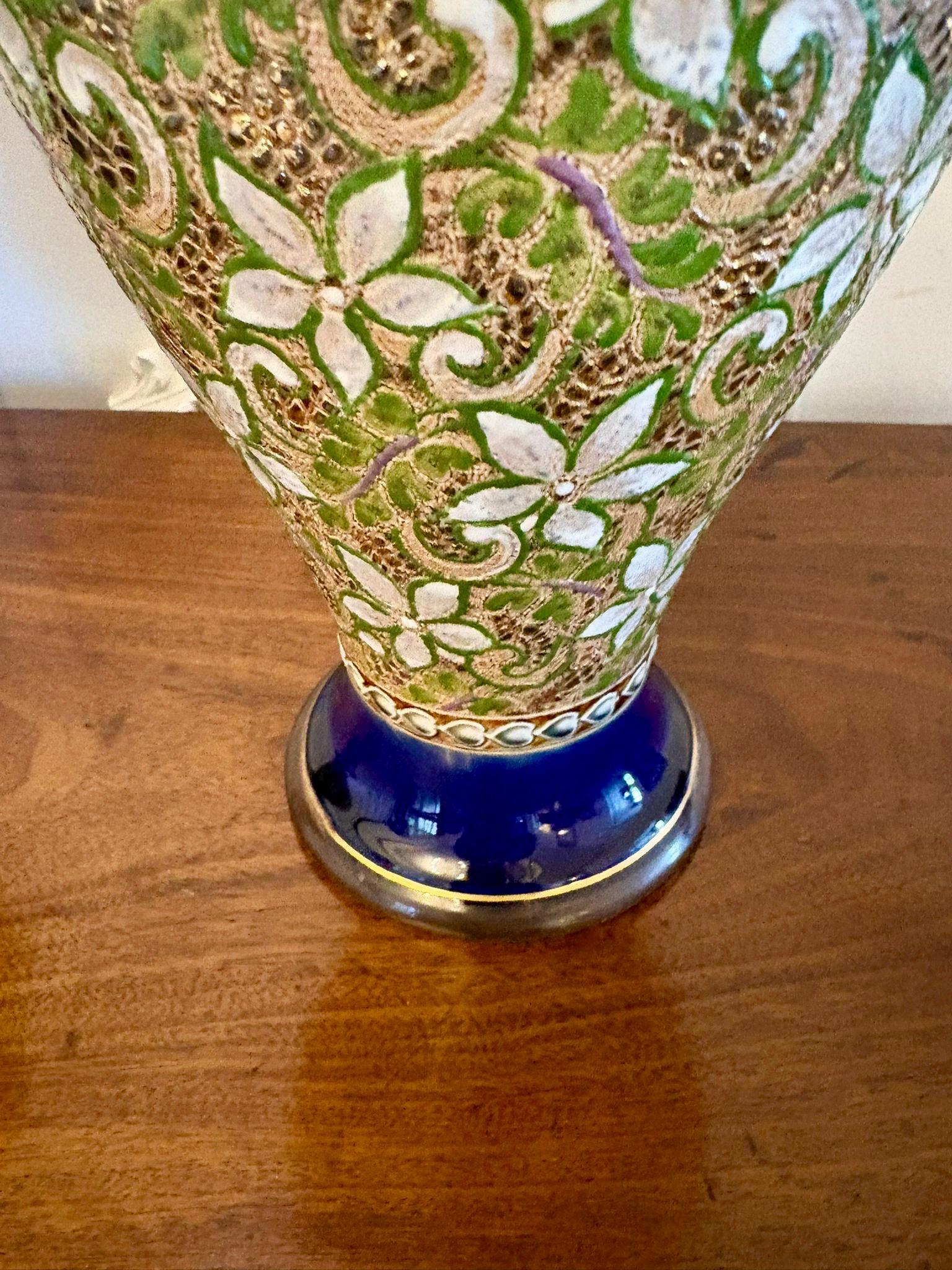Coppia di vasi in gres Slater di qualità antica vittoriana Doulton In condizioni buone in vendita a Suffolk, GB