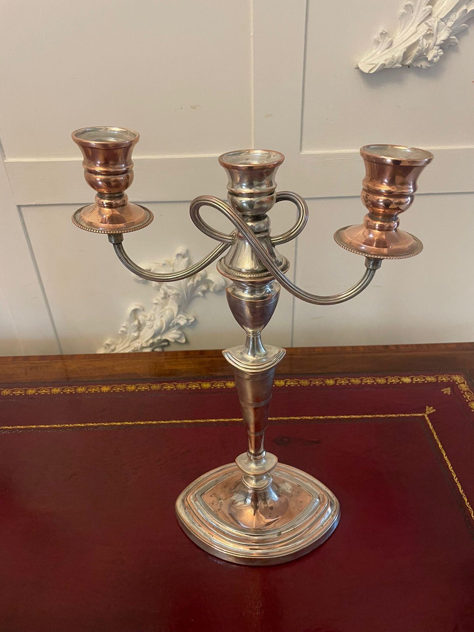  Pair of Antique Victorian Quality Sheffield Plated Candelabras  For Sale 2