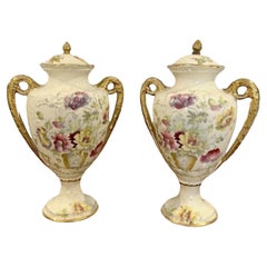 Pair of Antique Victorian Vases