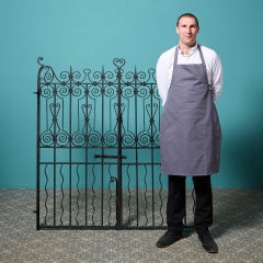 Pair of Antique Victorian Wrought Iron Pedestrian Gates