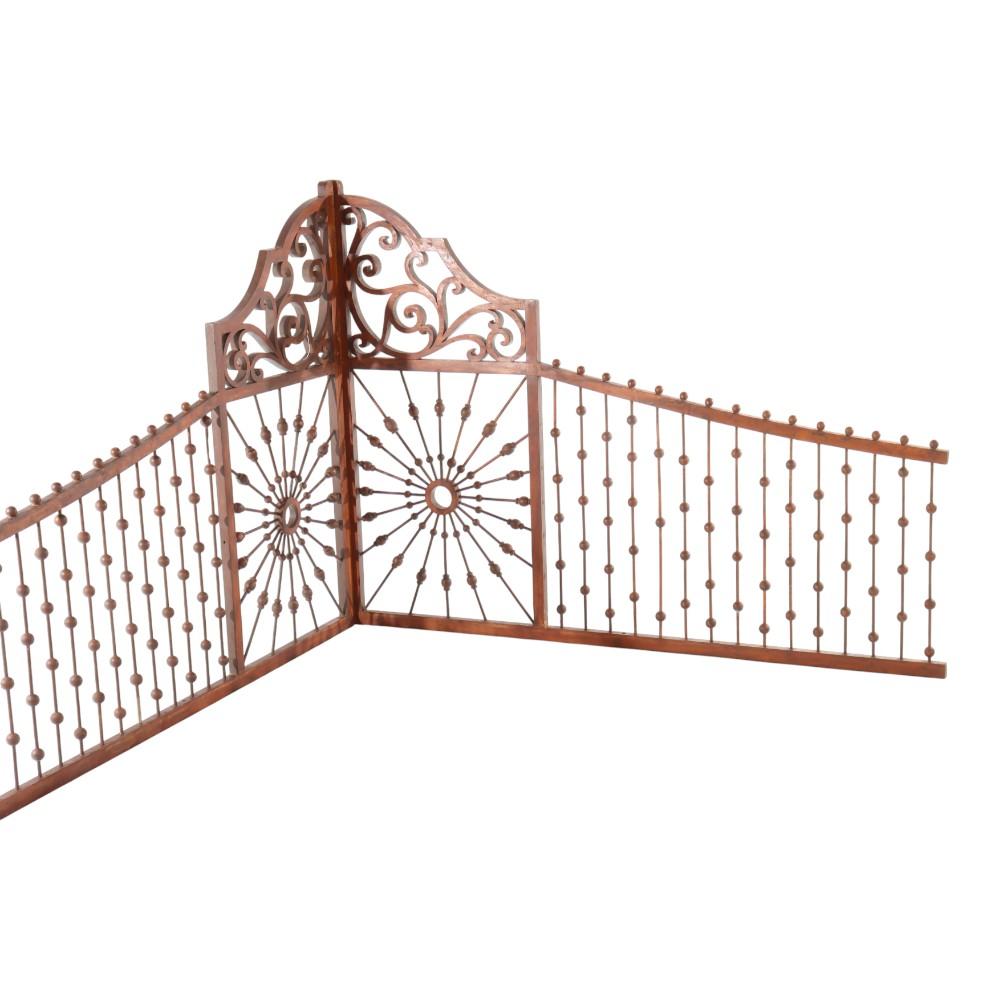 Pair Of Antique Walnut Stick & Ball Sunburst Architectural Corbels C1900

Measures - 39 1/4