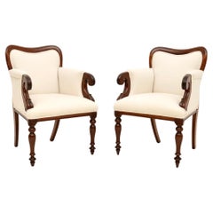 Pareja de sillones antiguos de época Guillermo IV