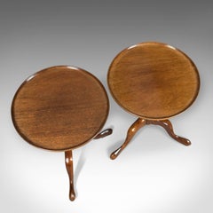 Pair of Antique Wine Tables, English, Edwardian, circa 1910