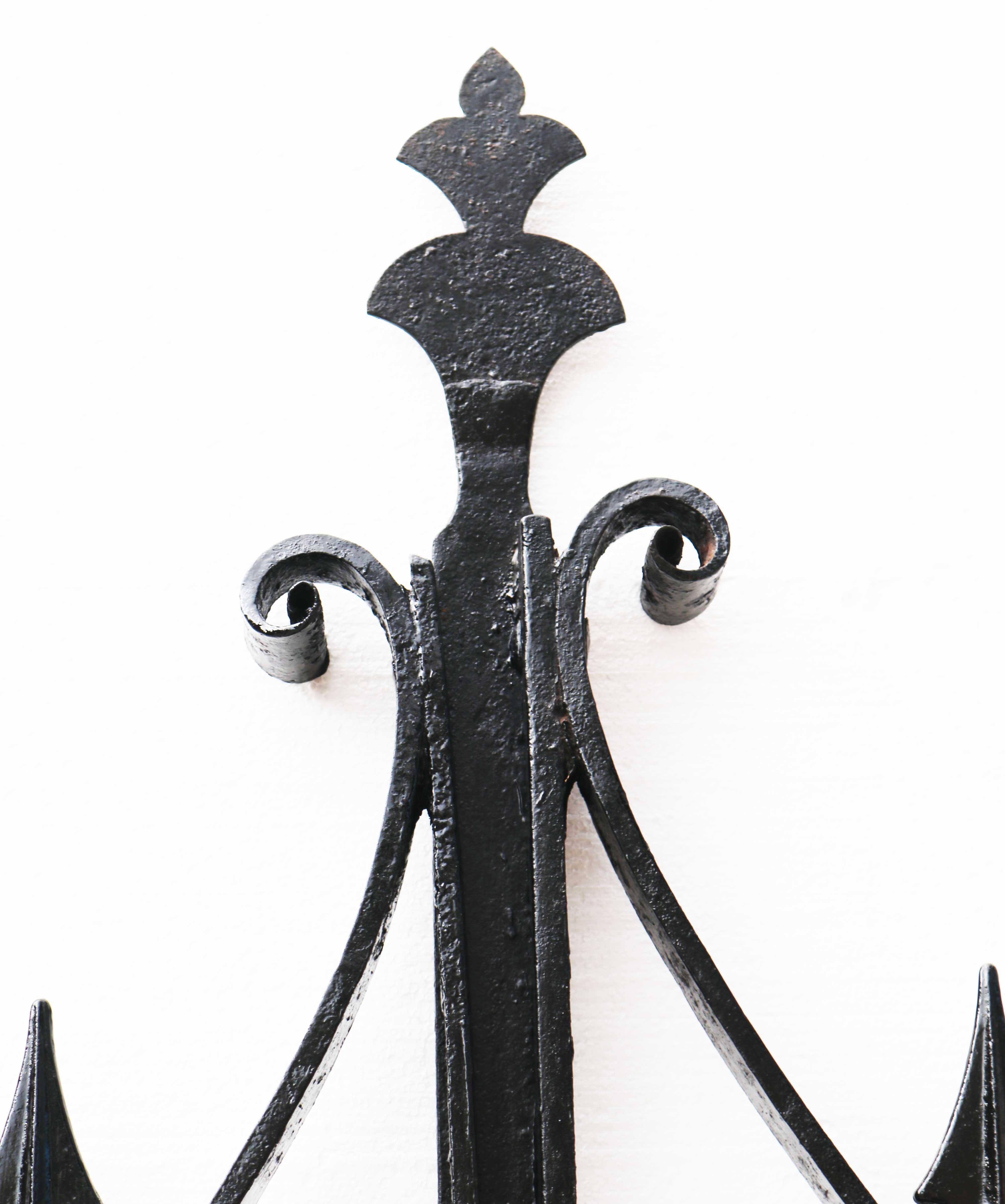 About

A pair of tall and elegant blacksmith made wrought iron driveway gates. These were reclaimed from a property in Somerset.

Condition report

Good structural condition. Working latch and stay. All hinge components for a masonry fixing