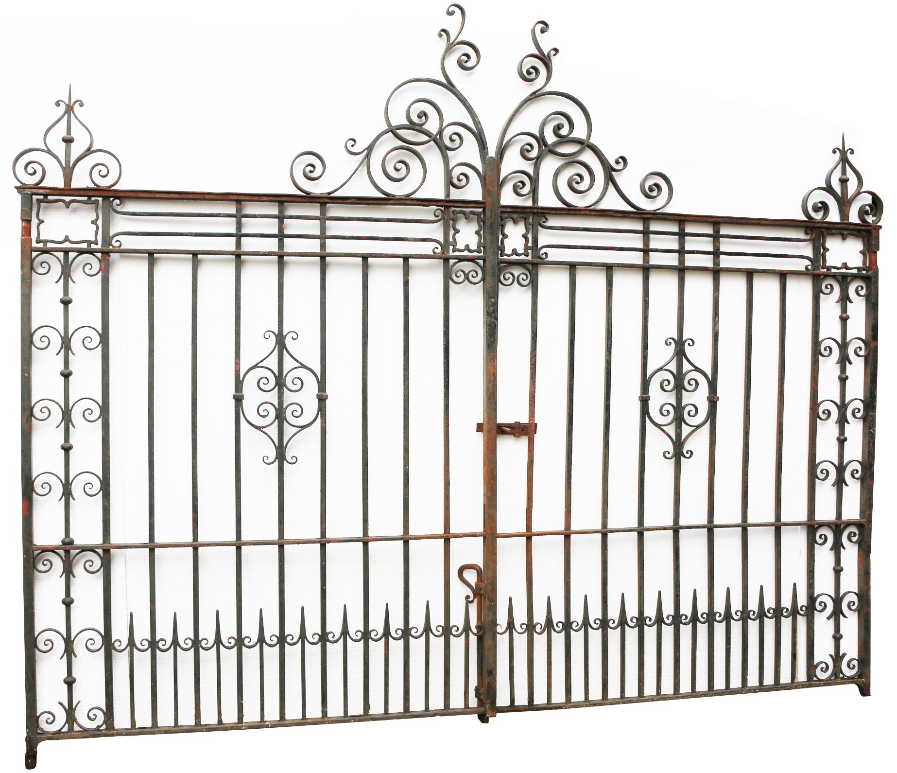 About

An attractive pair of 10 ft English wrought iron driveway gates.

Condition report

Structurally good and usable. The right hand side has been knocked by a vehicle at some point and has some distortion. There is a fitted latch but no