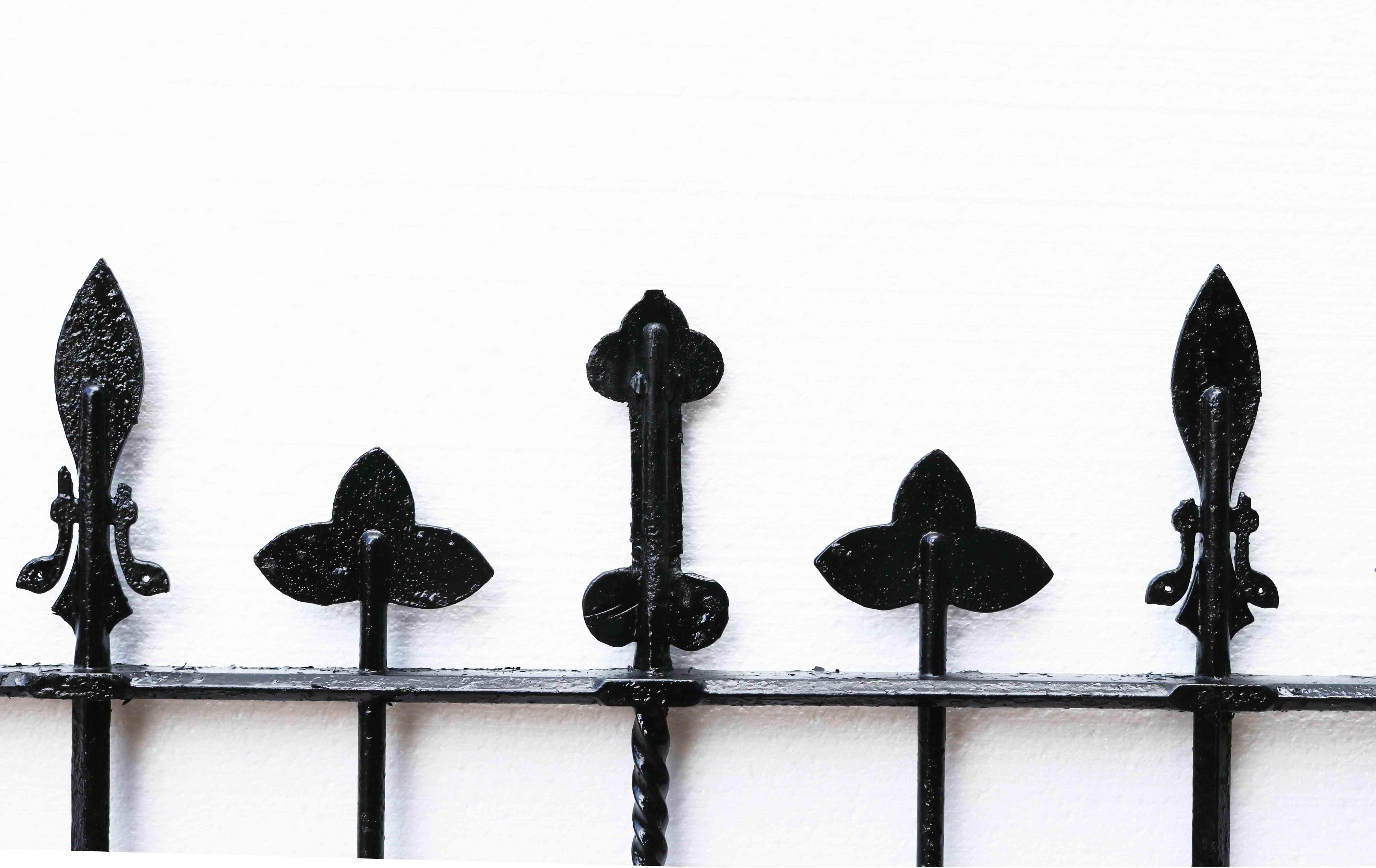 About

A pair of good quality blacksmith made wrought iron gates removed from a Church in Oxfordshire.

Condition report

Recent black paint. No breaks or bends. Good structural condition.

Stay and handle are present, these are seized.