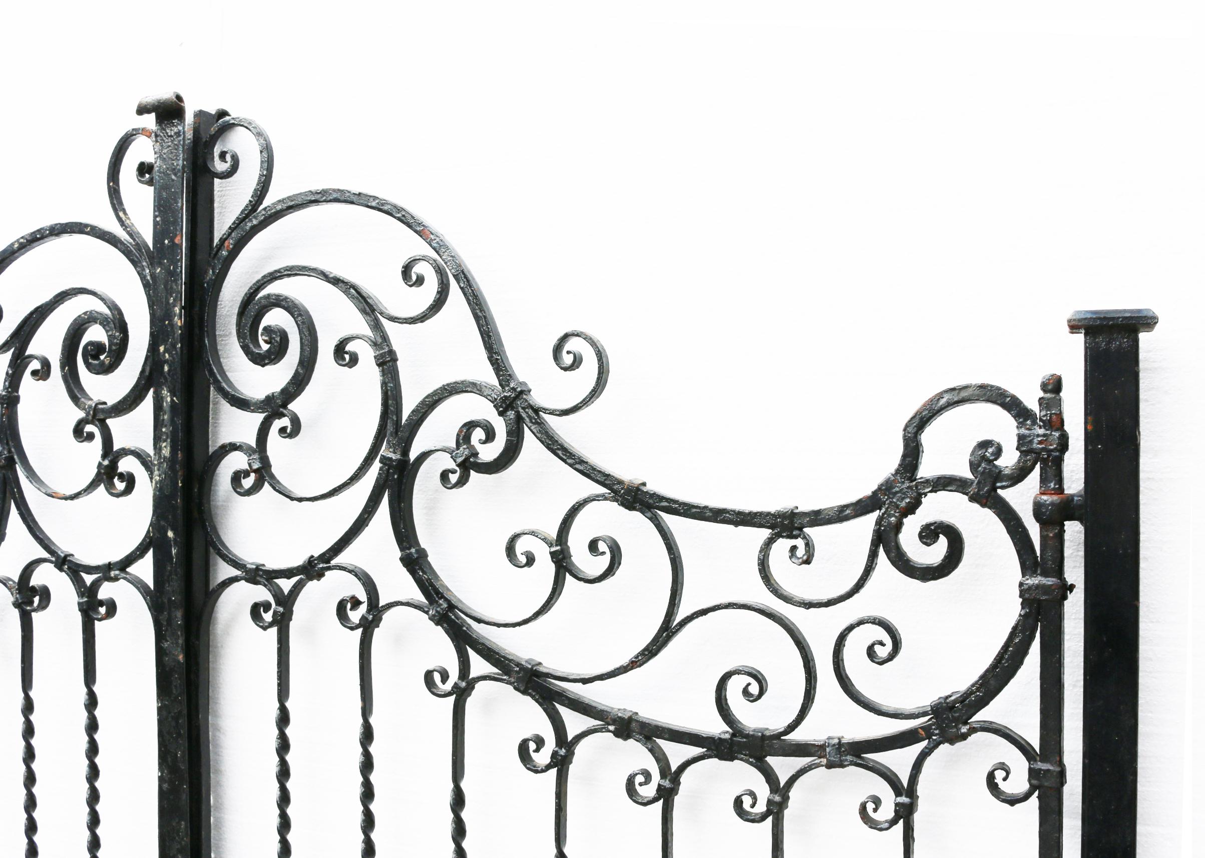 vintage iron gate