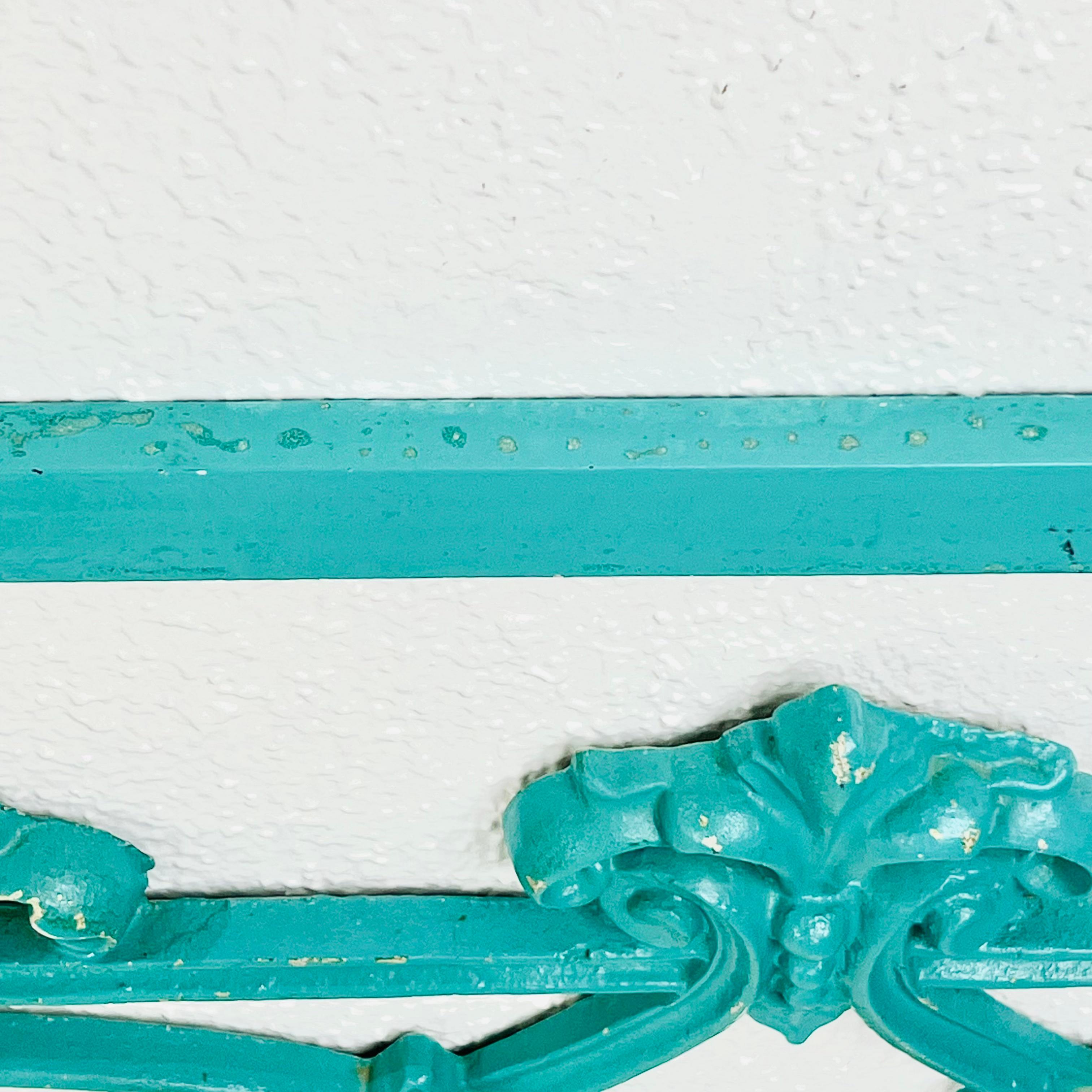 Pair of Antique Wrought Iron Twin Headboards For Sale 10