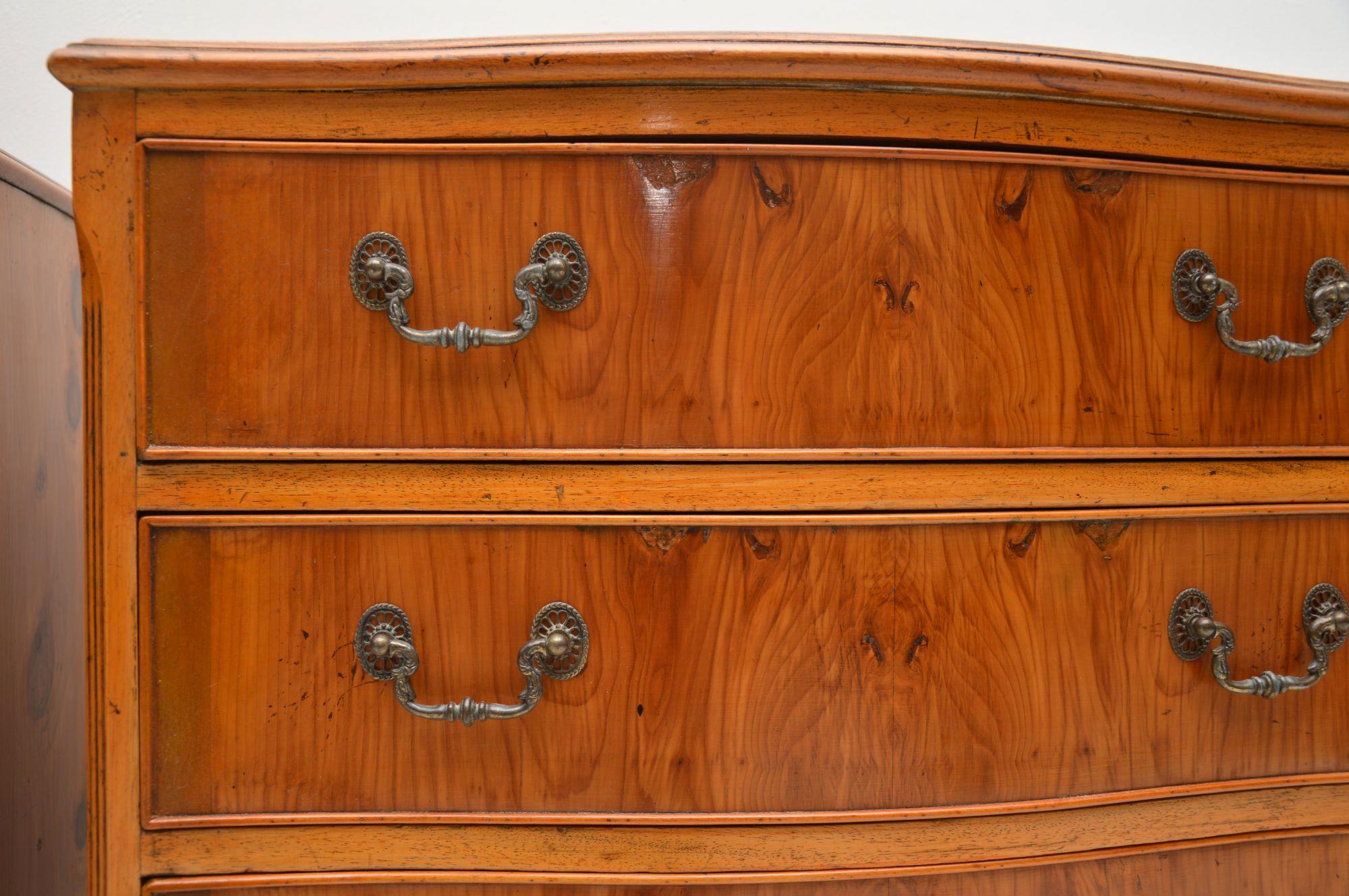 yew chest of drawers