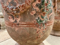 Pair of Antiqued Lemon or Orange Tree Anduze Pots from the Cevennes, France