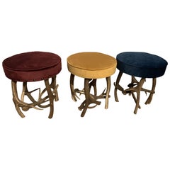 Pair of Antler Stools