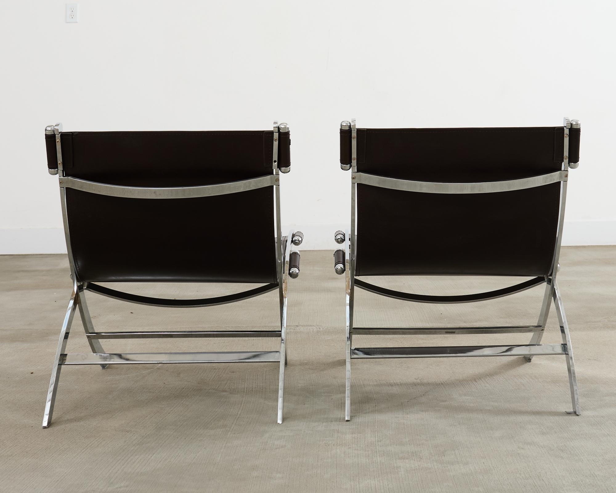 Paire de chaises à ciseaux Timeless d'Antonio Citterio pour Flexform en vente 3