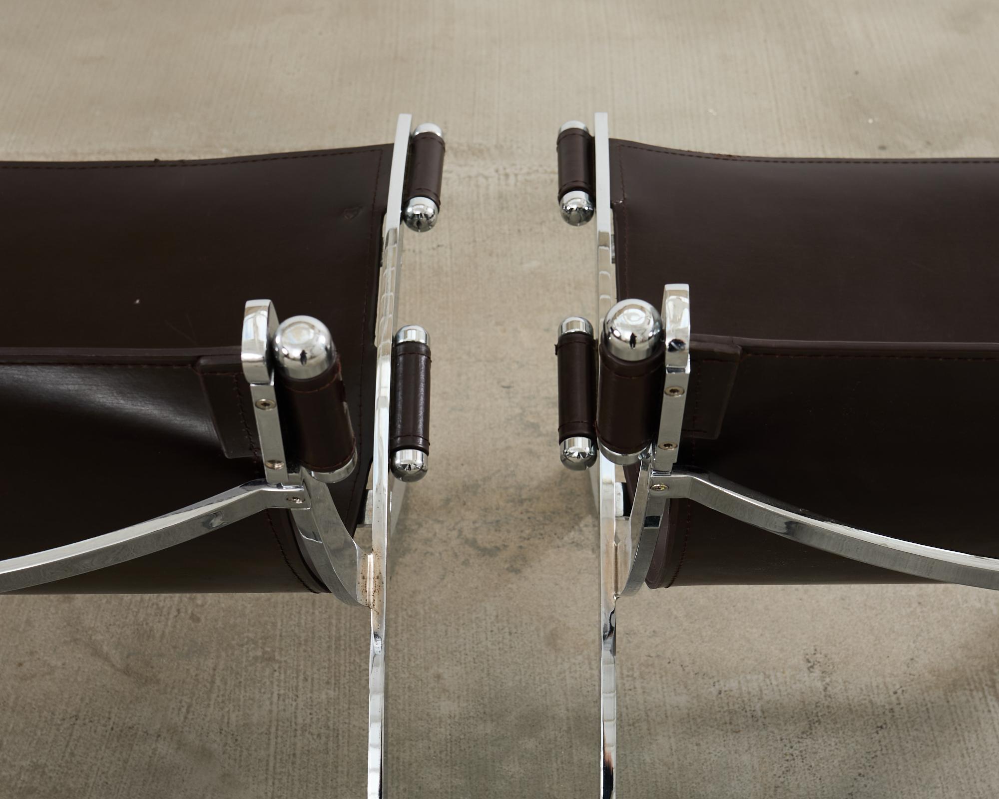 Paire de chaises à ciseaux Timeless d'Antonio Citterio pour Flexform en vente 4