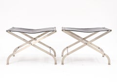 Pair of Antonio Citterio for Flexform "Carlotta" Folding Stools
