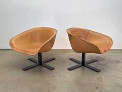 Pair of Antonio Citterio 'Mart' Swivel Chairs