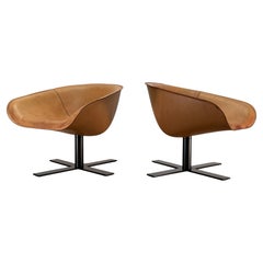 Pair of Antonio Citterio 'Mart' Swivel Chairs