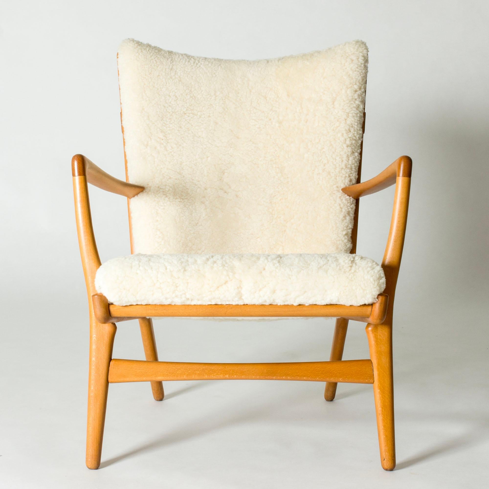 Paire de chaises longues AP 16 de Hans J. Wegner, Danemark, années 1960 Bon état - En vente à Stockholm, SE