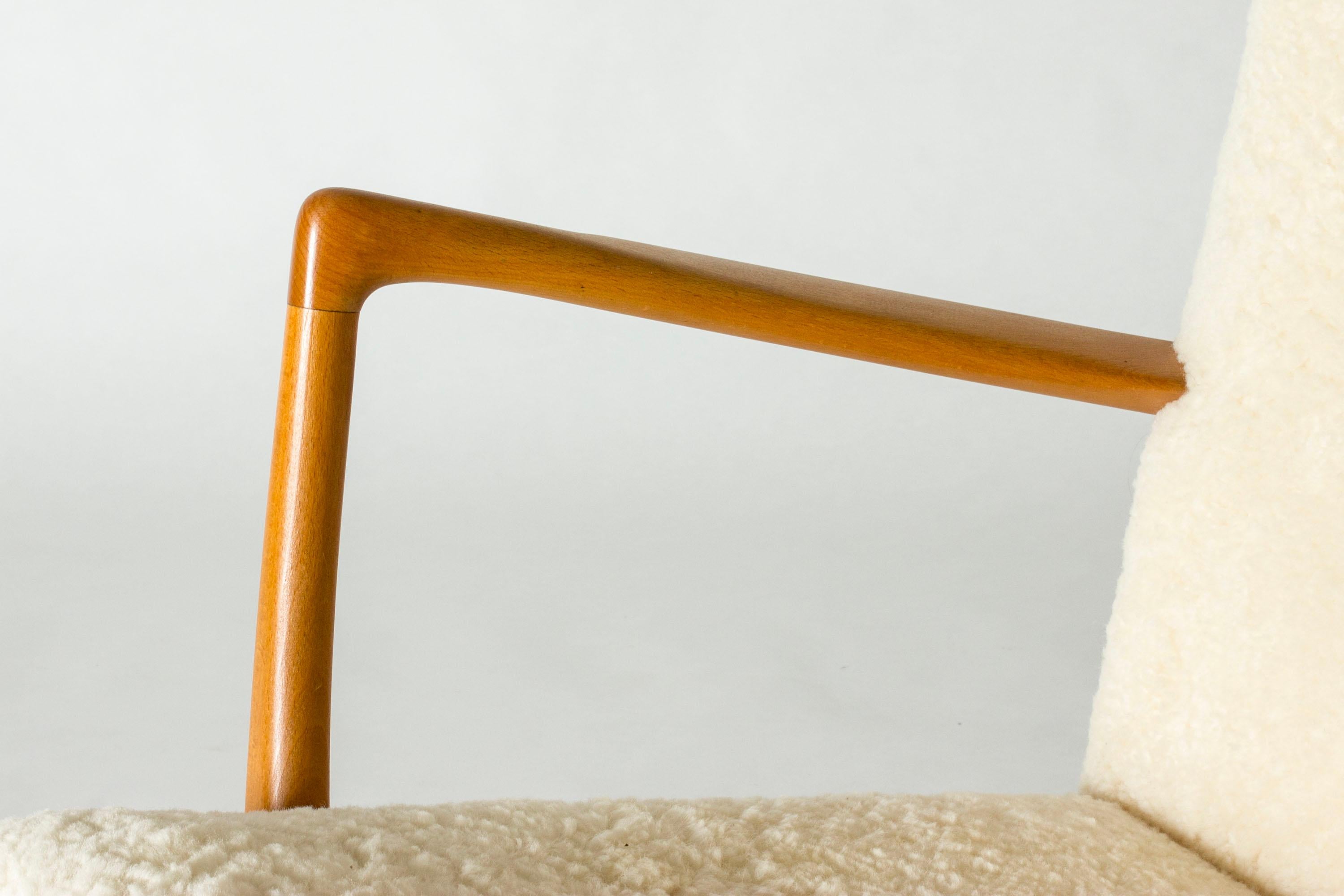 Chêne Paire de chaises longues AP 16 de Hans J. Wegner, Danemark, années 1960 en vente