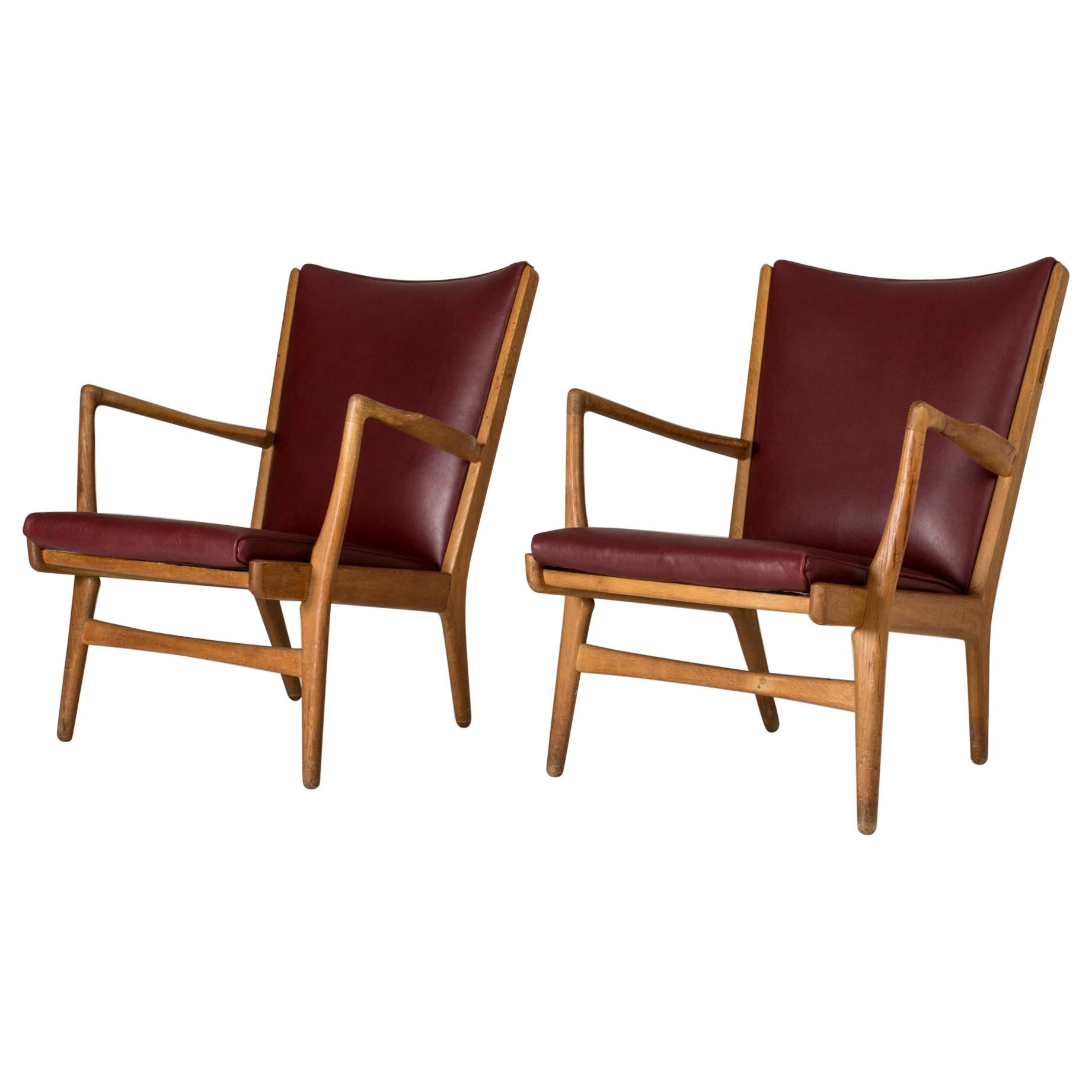 Pair of "AP 16" Lounge Chairs by Hans J. Wegner