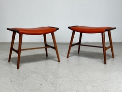Pair of AP-30 Piano Stools by Hans Wegner