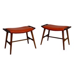 Pair of AP-30 Piano Stools by Hans Wegner