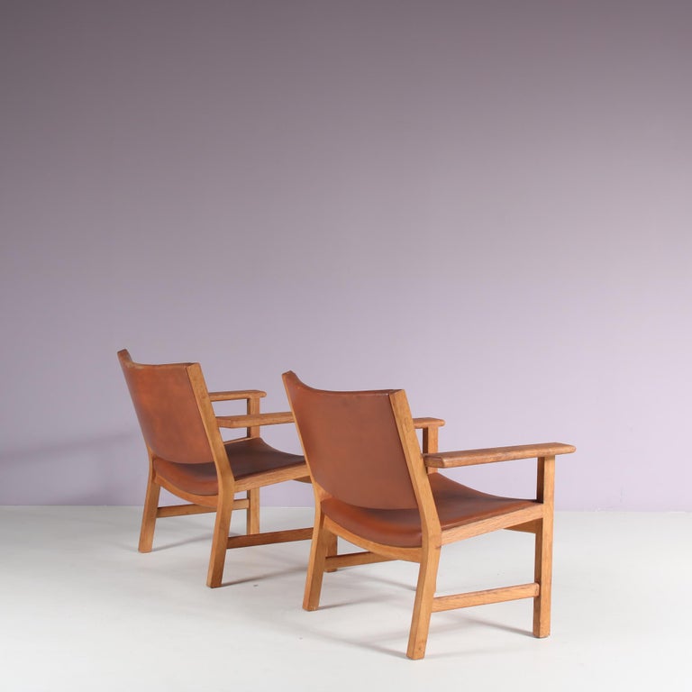 Pair of “AP53” Chairs by Hans J. Wegner for Johannes Hansen