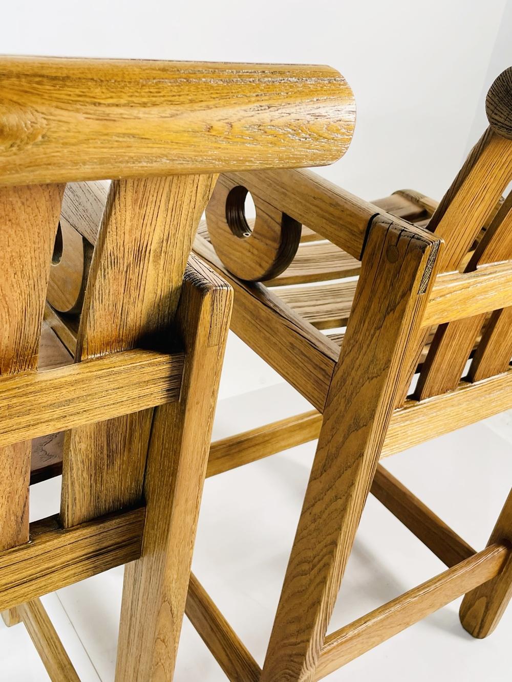 Ein Paar Apertura-Barhocker von Kipp Stewart für Summit Furniture im Angebot 6
