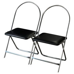 Ein Paar Klappstühle „Aprilina“ von Gae Aulenti für Zanotta, 1960er Jahre