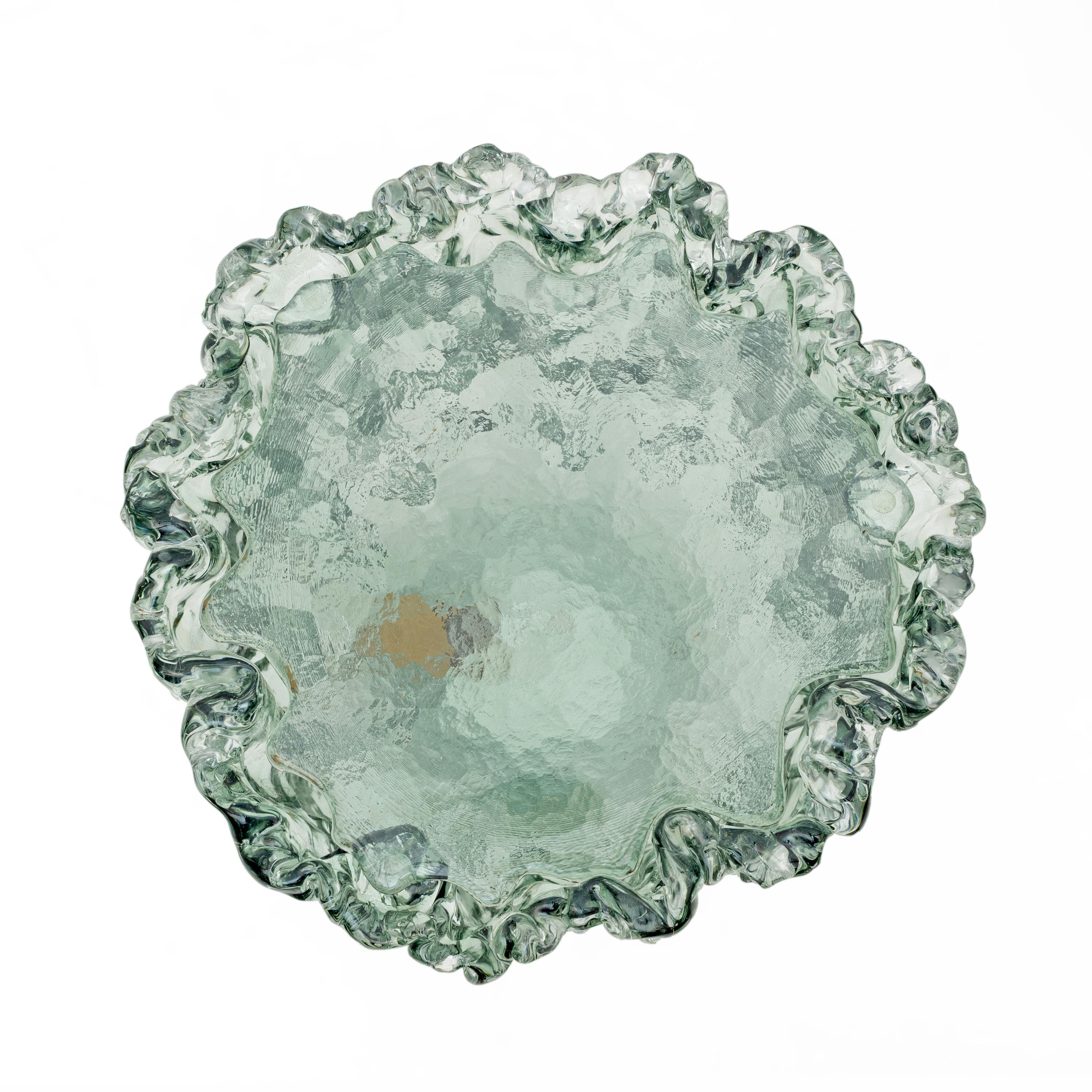 Paire de tables basses en verre de Murano aigue-marine par Tokujin Yoshioka en vente 3
