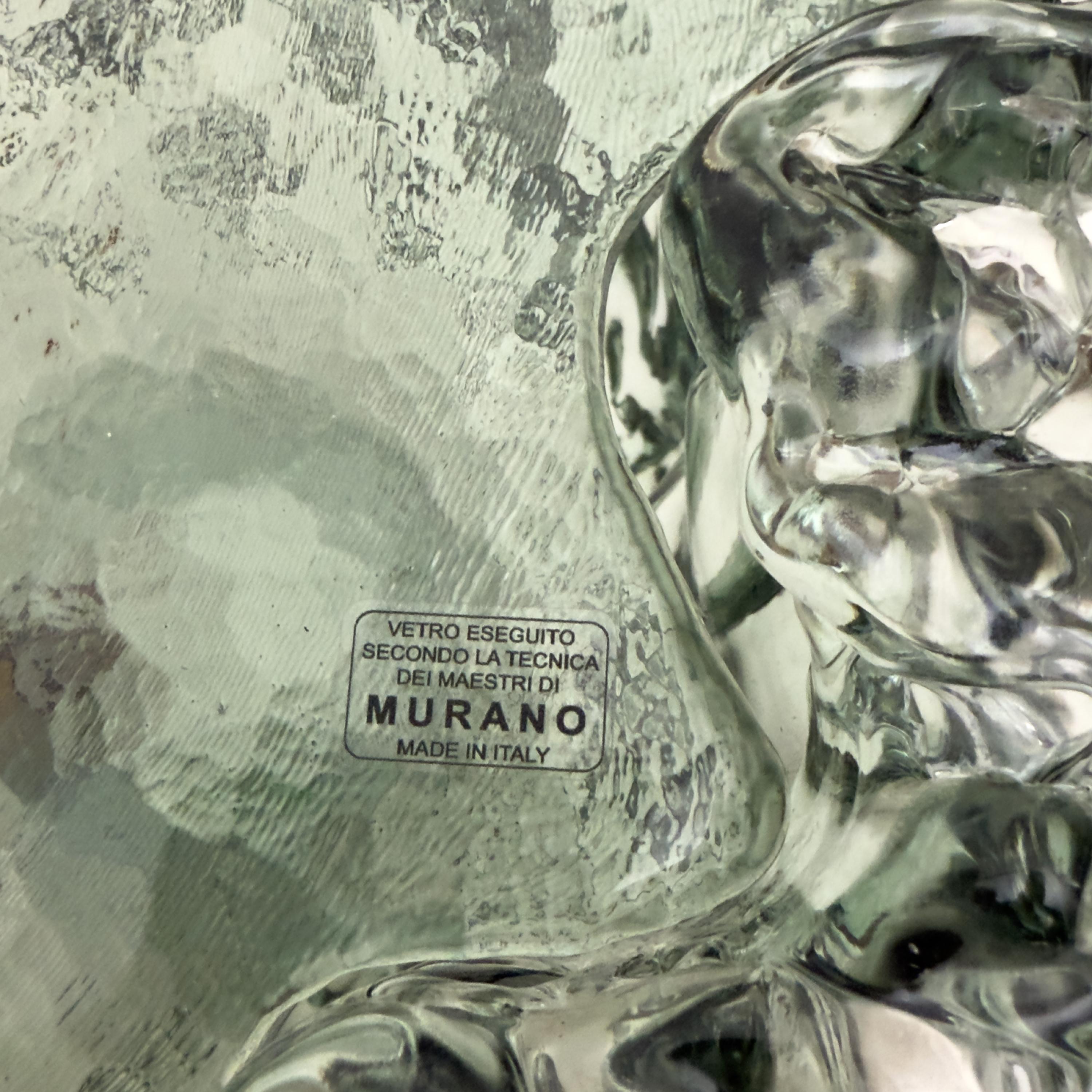 Paire de tables basses en verre de Murano aigue-marine par Tokujin Yoshioka en vente 1