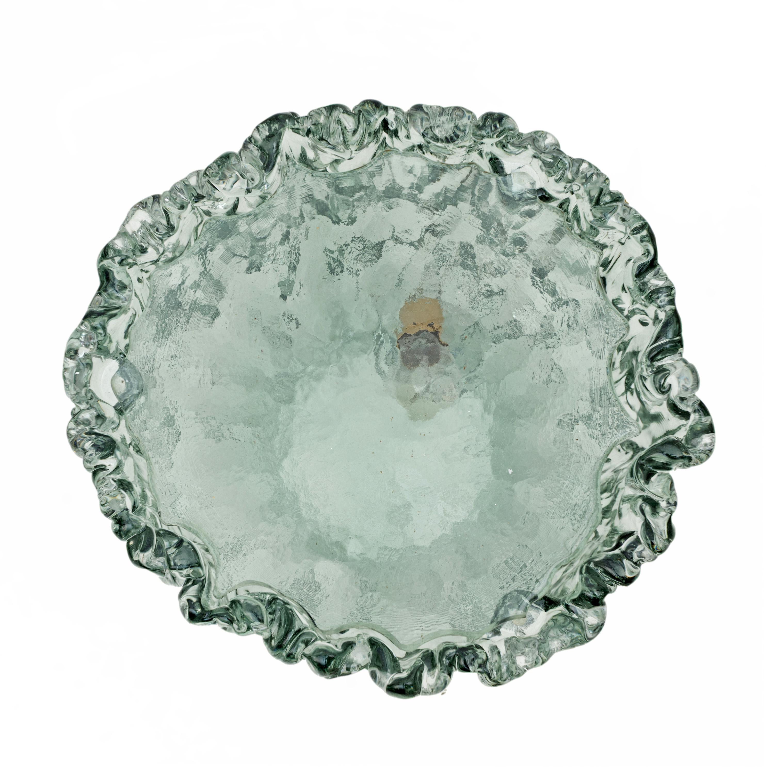 Paire de tables basses en verre de Murano aigue-marine par Tokujin Yoshioka en vente 2