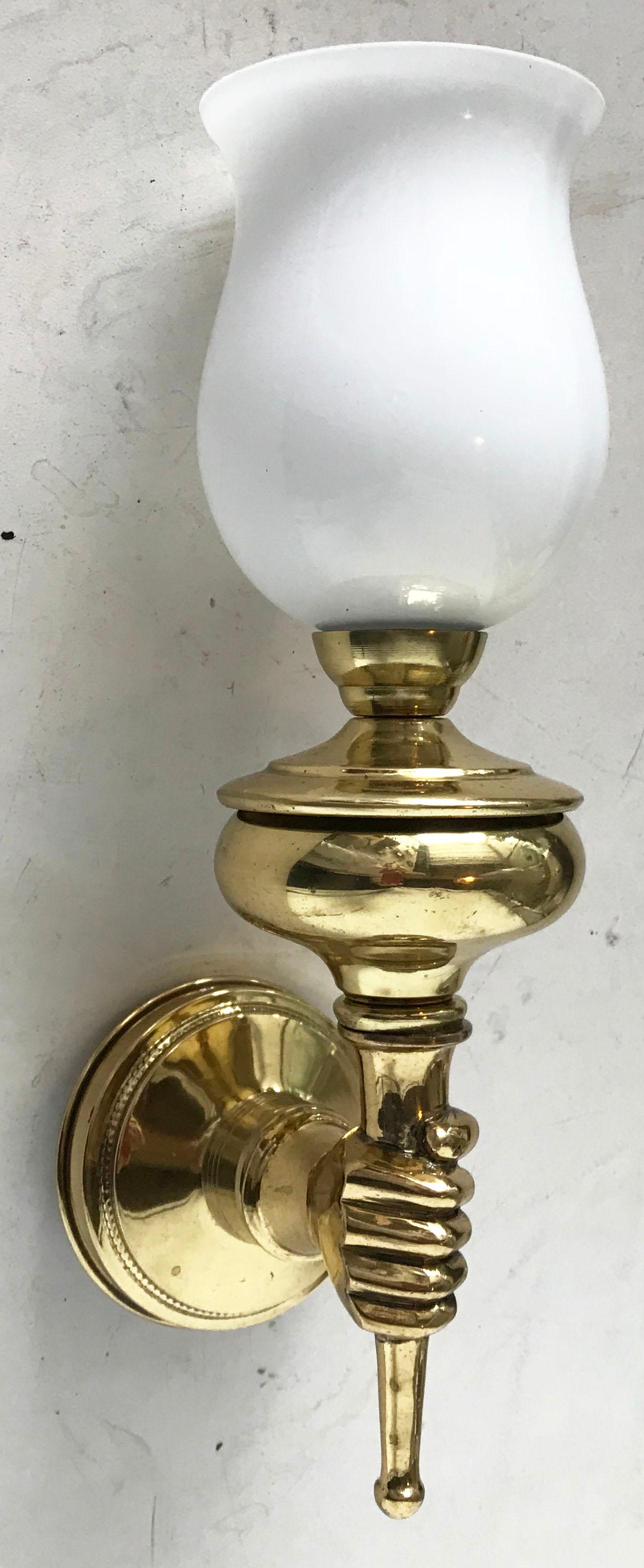 French Pair of Arbus Sconces. 2 pairs available. Priced by pair