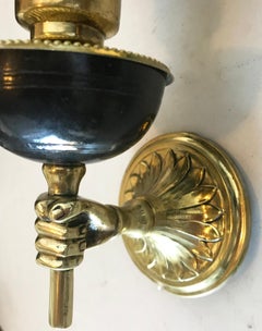 Paire d'arbuses franais  Style Brass  Appliques , 3 paires disponibles