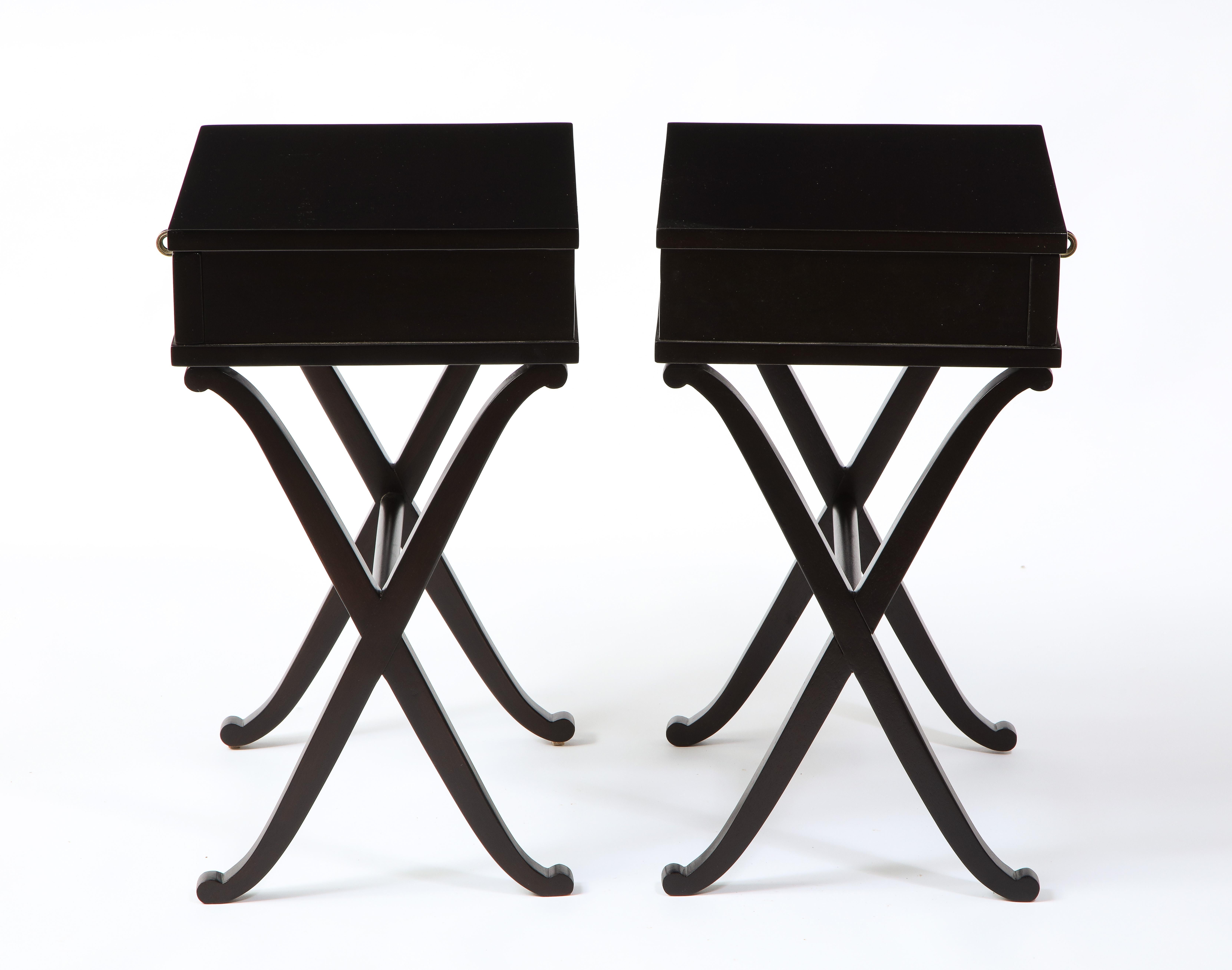 20th Century Pair of Arbus Style End Tables, France, 1940's