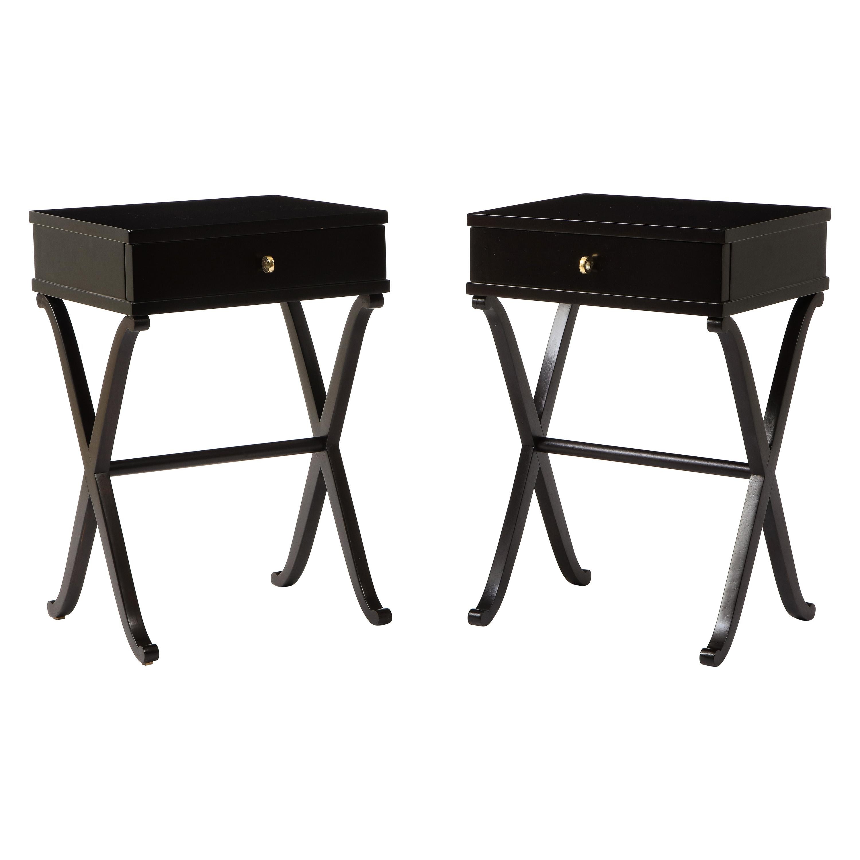 Pair of Arbus Style End Tables, France, 1940's
