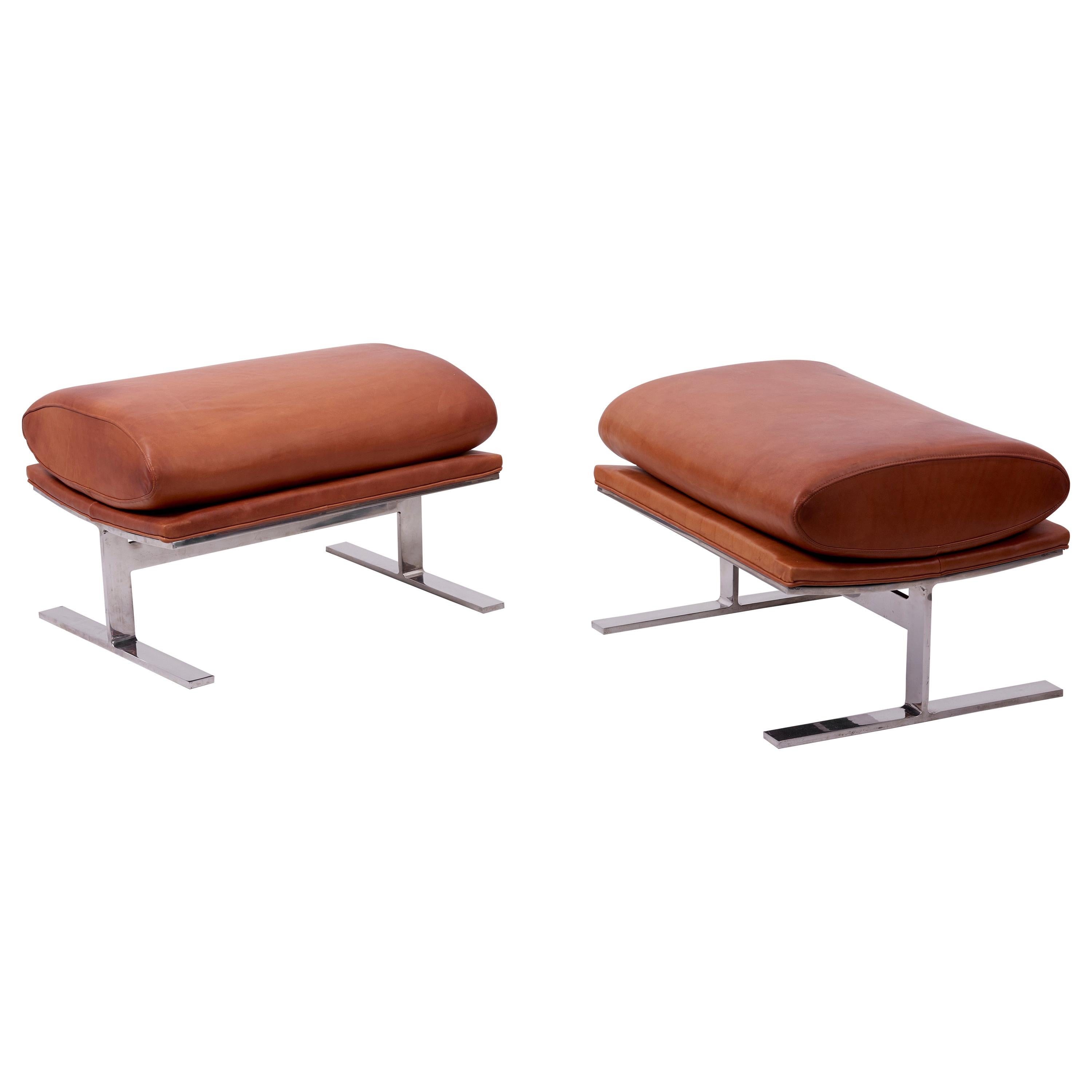 Pair of Arc Stools 'can also be used as a Bench' by Kipp Stewart for Directional