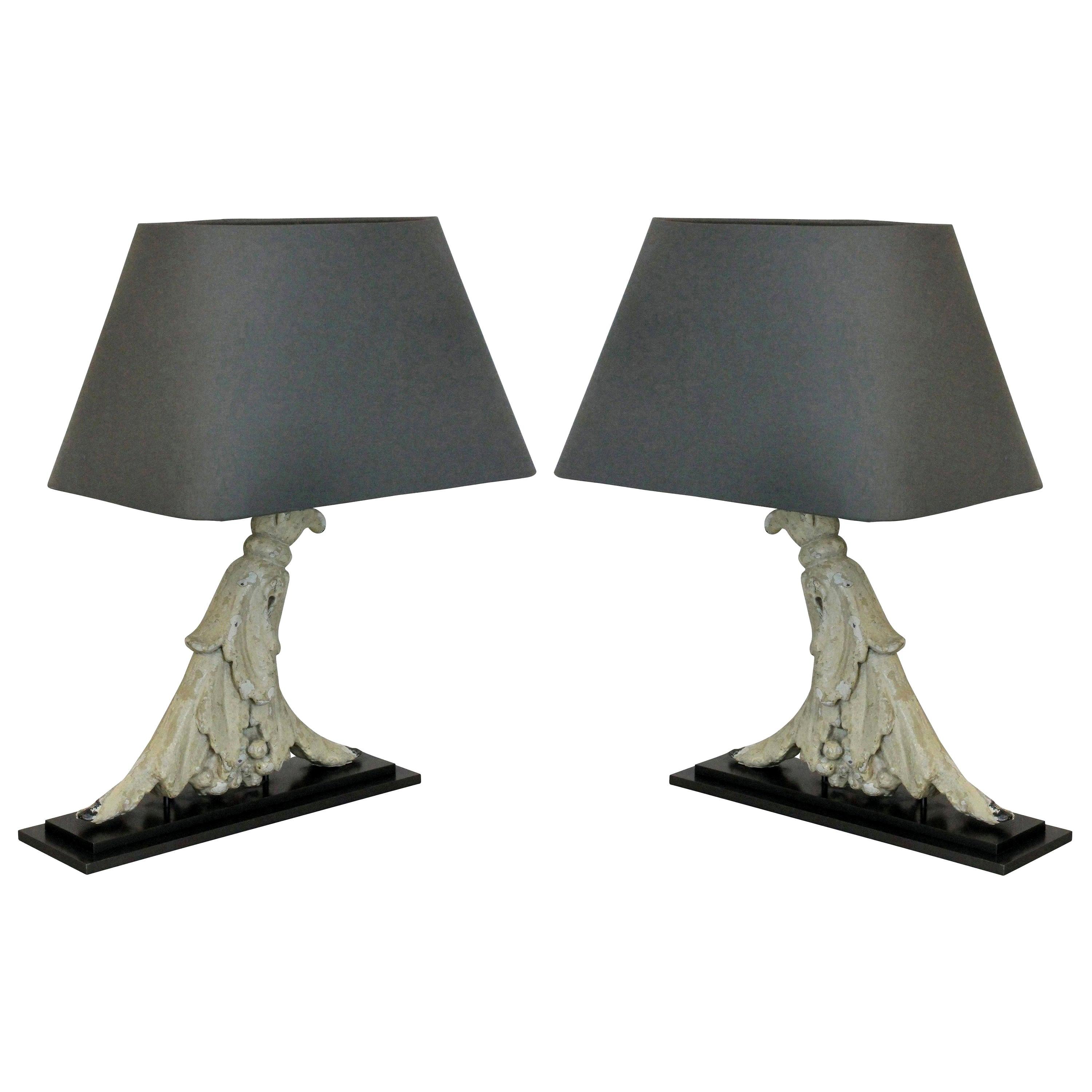 Pair of Architectural Lamps