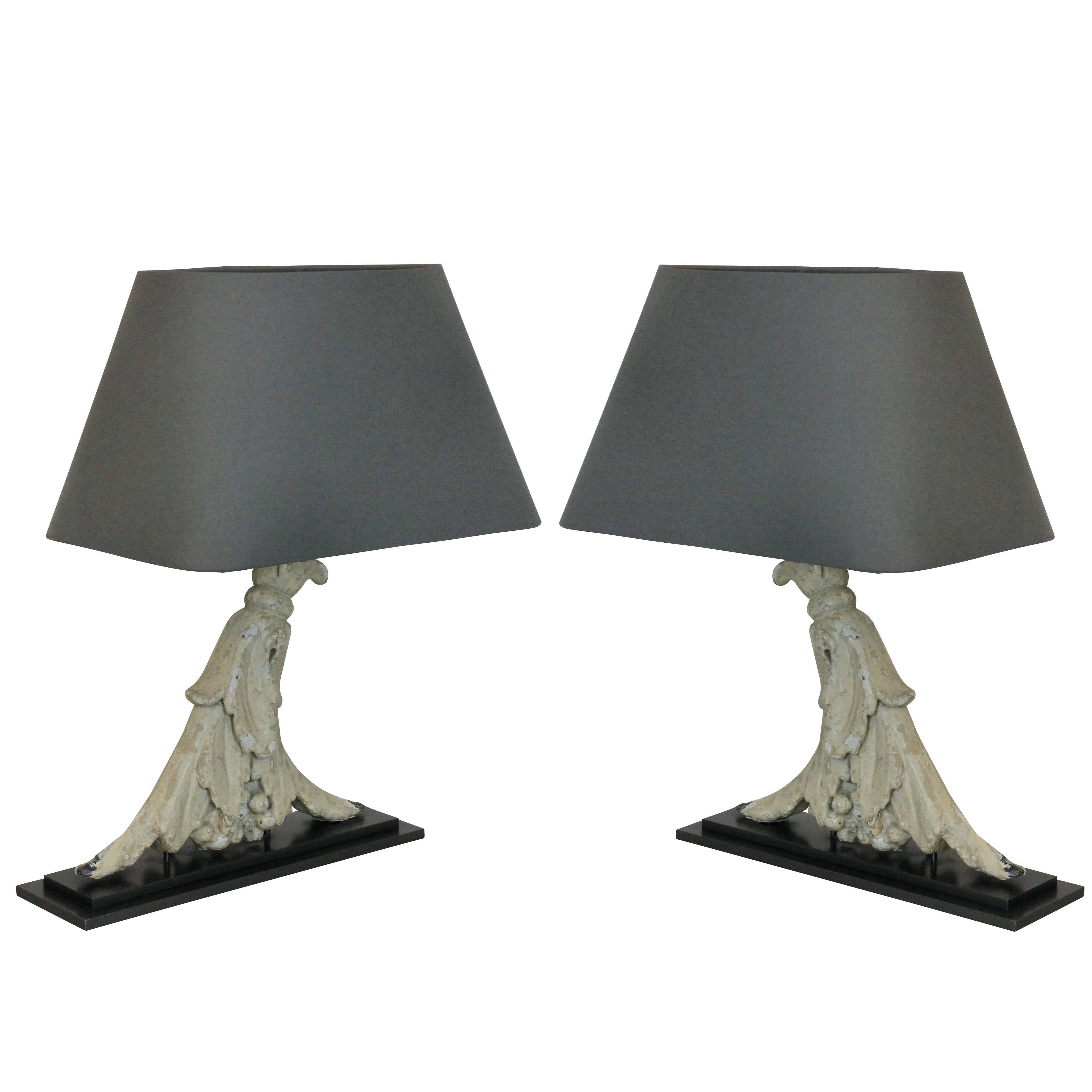 Pair of Architectural Lamps