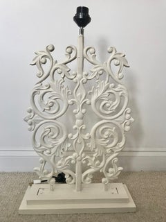 Pair of Architectural Panels Wired for Lamps