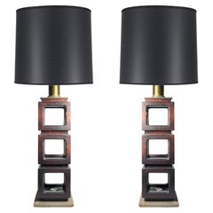 Coppia di lampade architettoniche Stiffel di Edwin Cole