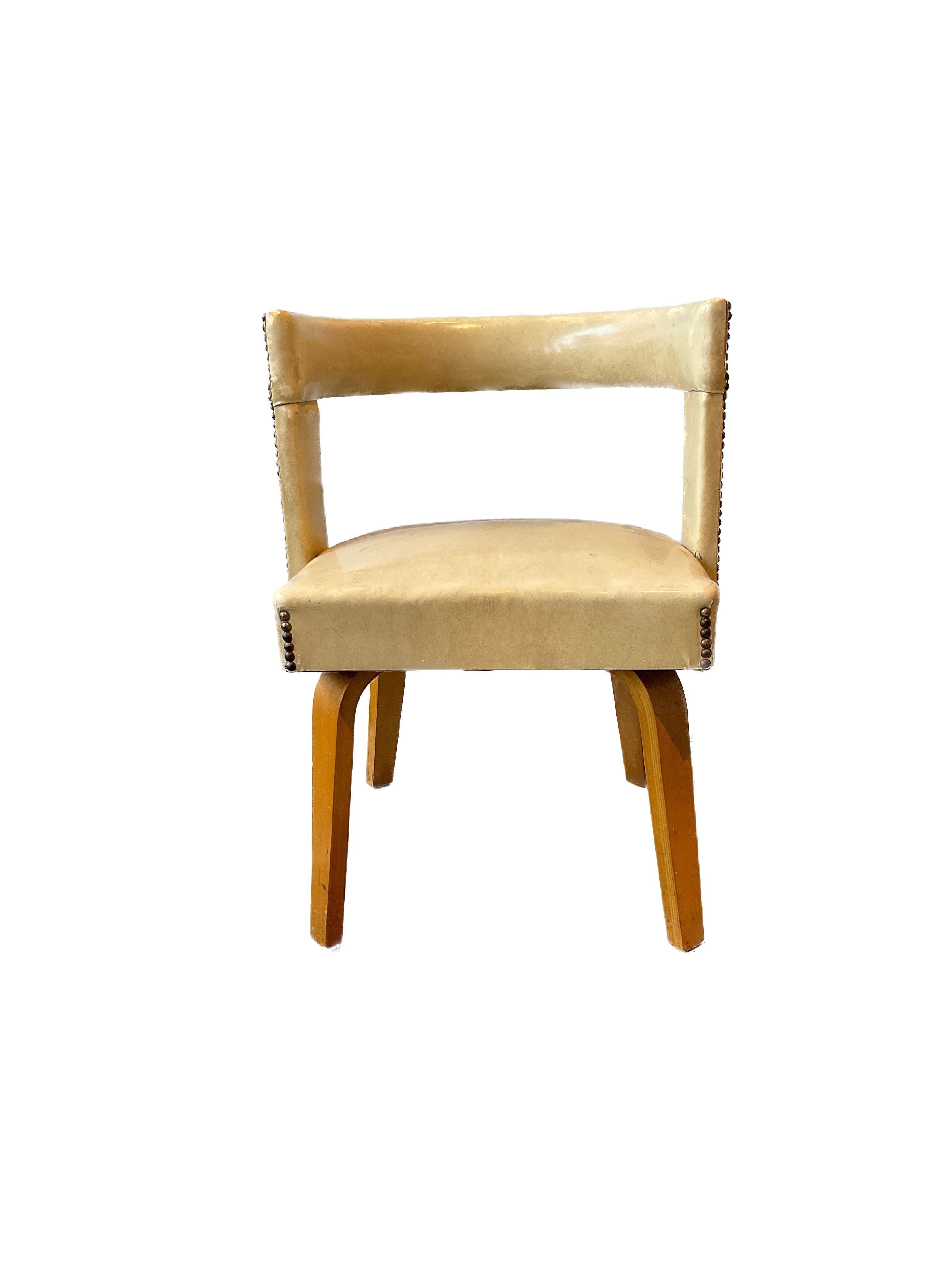 Mid-20th Century Pair of Architectural Thonet Chairs