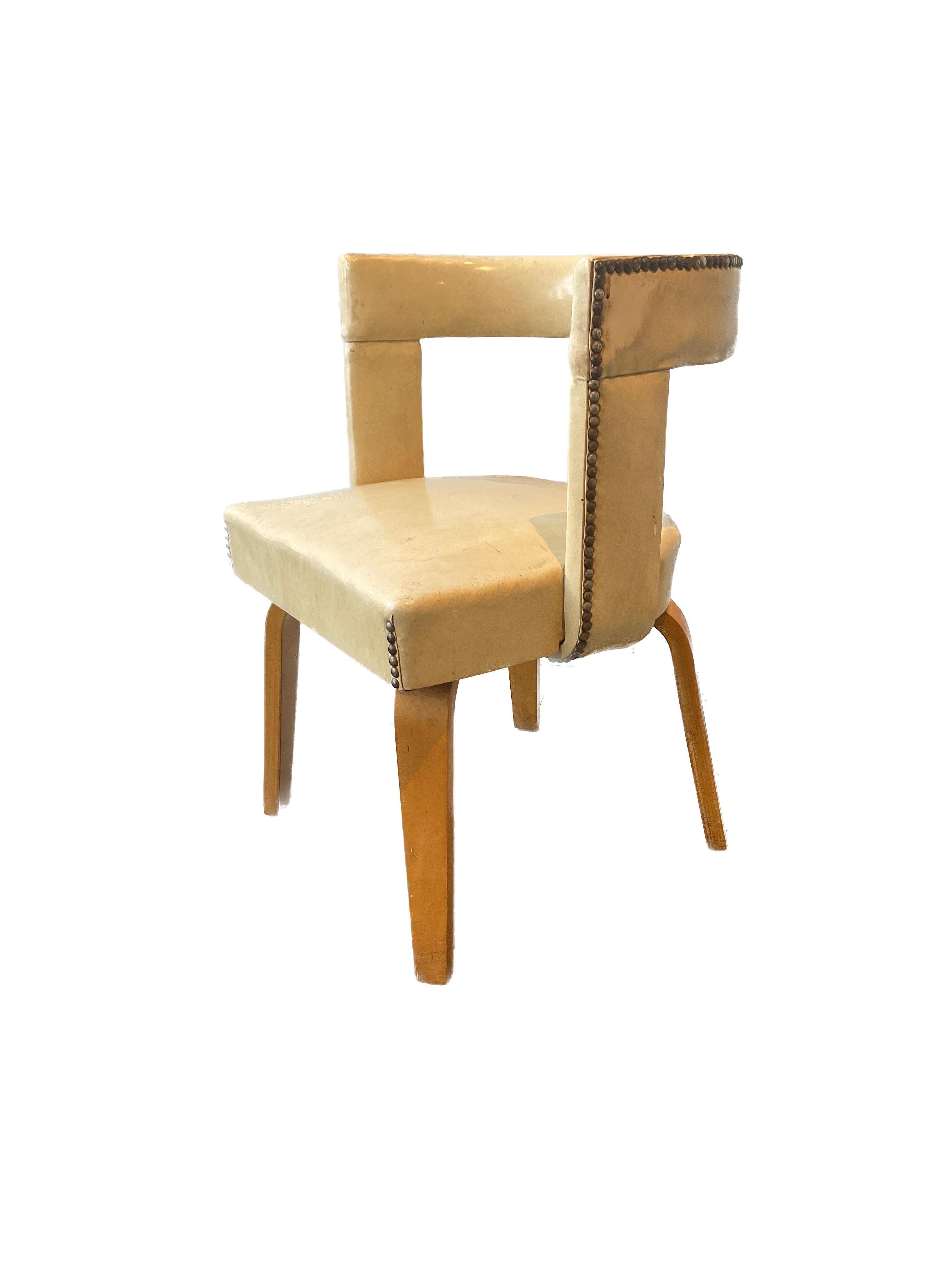 Pair of Architectural Thonet Chairs 4
