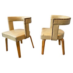 Retro Pair of Architectural Thonet Chairs