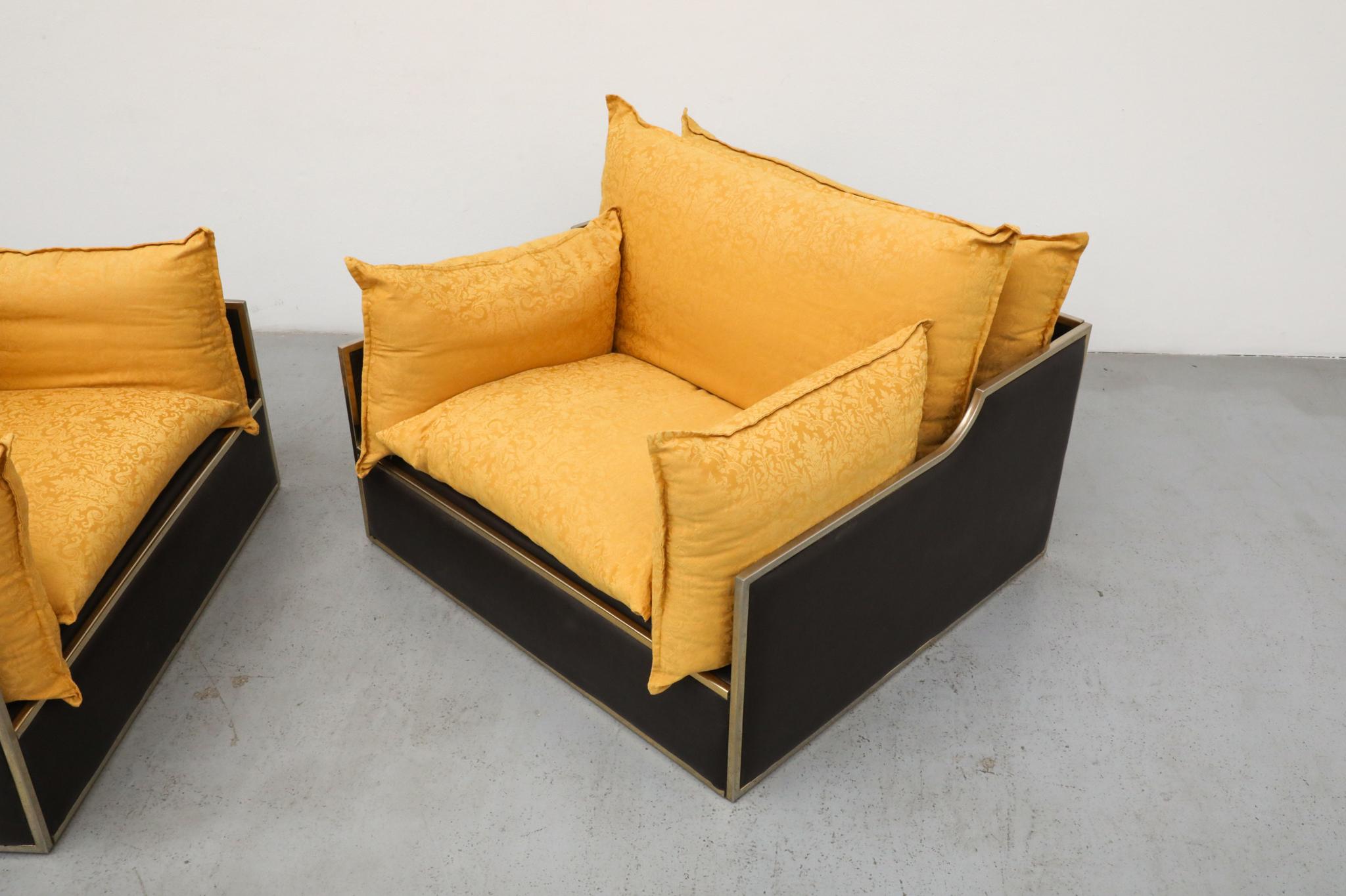 Paire de fauteuils de salon Archiutti Michele Hollywood Regency, Italie, années 1970 en vente 4